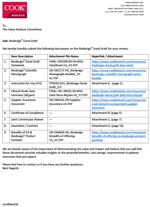 Duragraft-for-Value-Analyisis-Committee