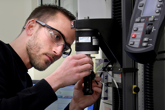 Engineer working on SIS